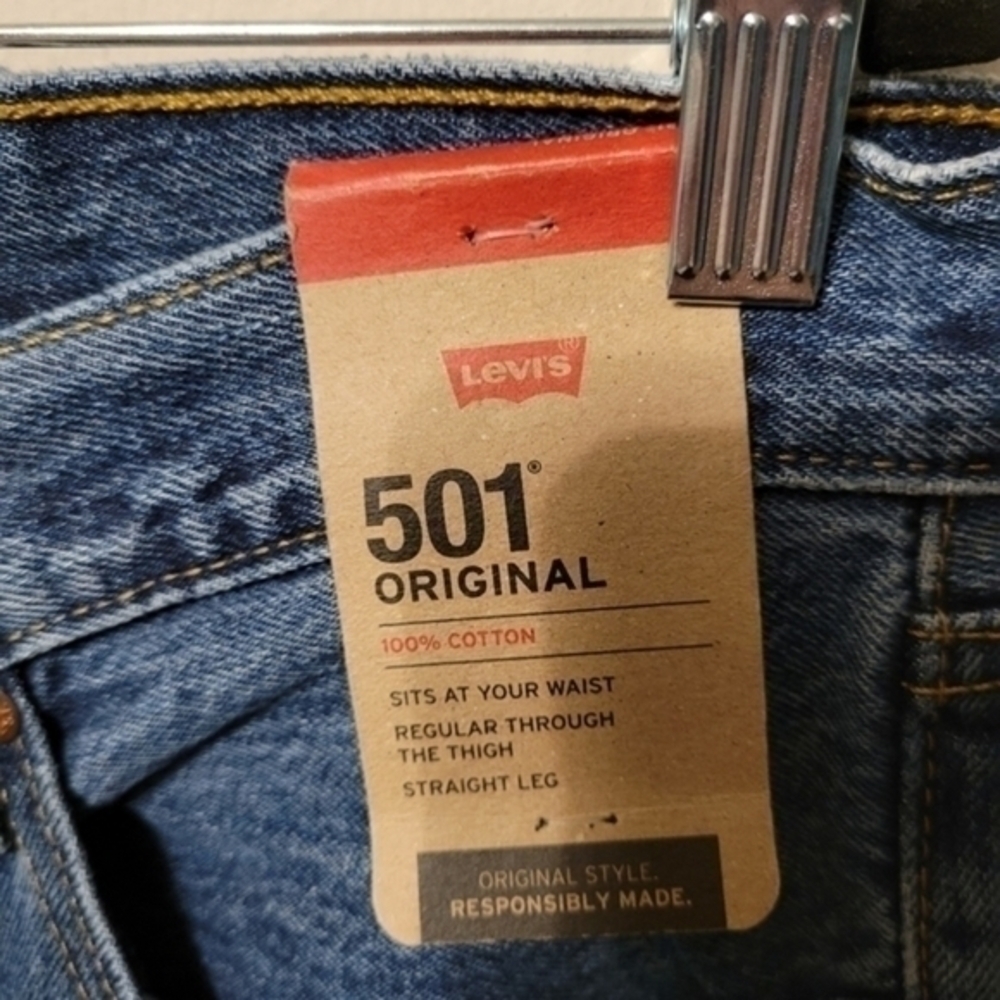 Men's‎ Levi's 501 Jeans - Picture 3 of 6